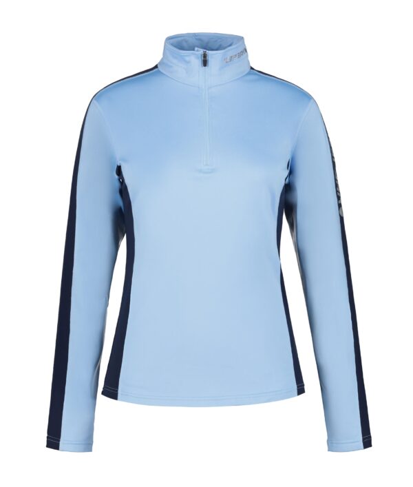 Maglietta Icepeak da donna. Spazzolata all'interno per una maggiore morbidezza. Thermostretch è un materiale leggero, traspirante e 4-way-stretch che ti mantiene asciutto e fornisce calore. Il tessuto consente all'umidità di evaporare rapidamente, mantenendoti asciutto e comodo in ogni momento. Spazzolato all'interno per maggiore morbidezza. 92% poliestere, 8% elastan Il tessuto consente all'umidità di evaporare rapidamente, mantenendoti sempre asciutto e comodo. Thermostretch è un materiale elastico in 4 direzioni, leggero e traspirante, che ti mantiene asciutto e ti dona calore. Lavare al rovescio con colori simili. Non usare ammorbidente.