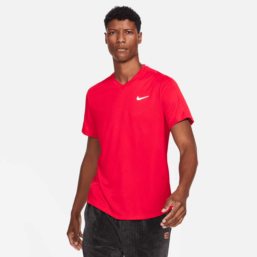 NIKE T-SHIRT SCOLLO A V VICTORY TOP