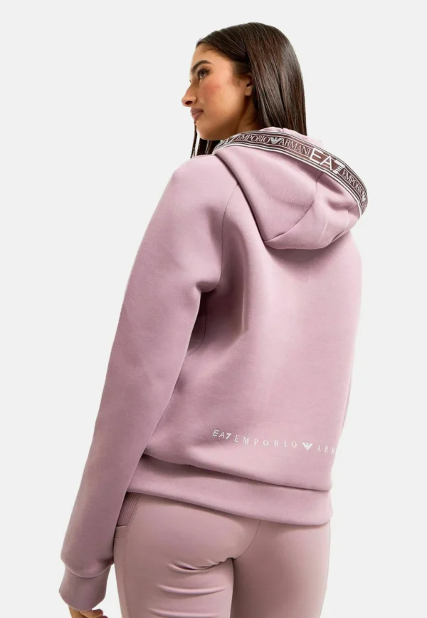 EA7 EMPORIO ARMANI FELPA MEZZA ZIP DONNA - immagine 4