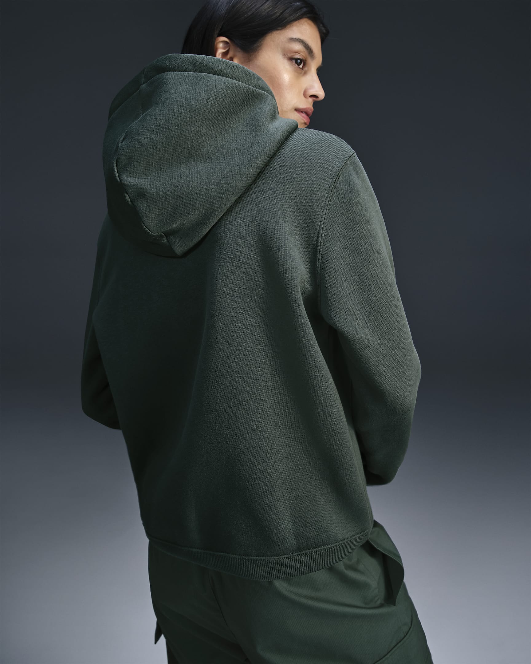 NIKE FELPA DONNA CON CAPPUCCIO STILE VINTAGE - immagine 5