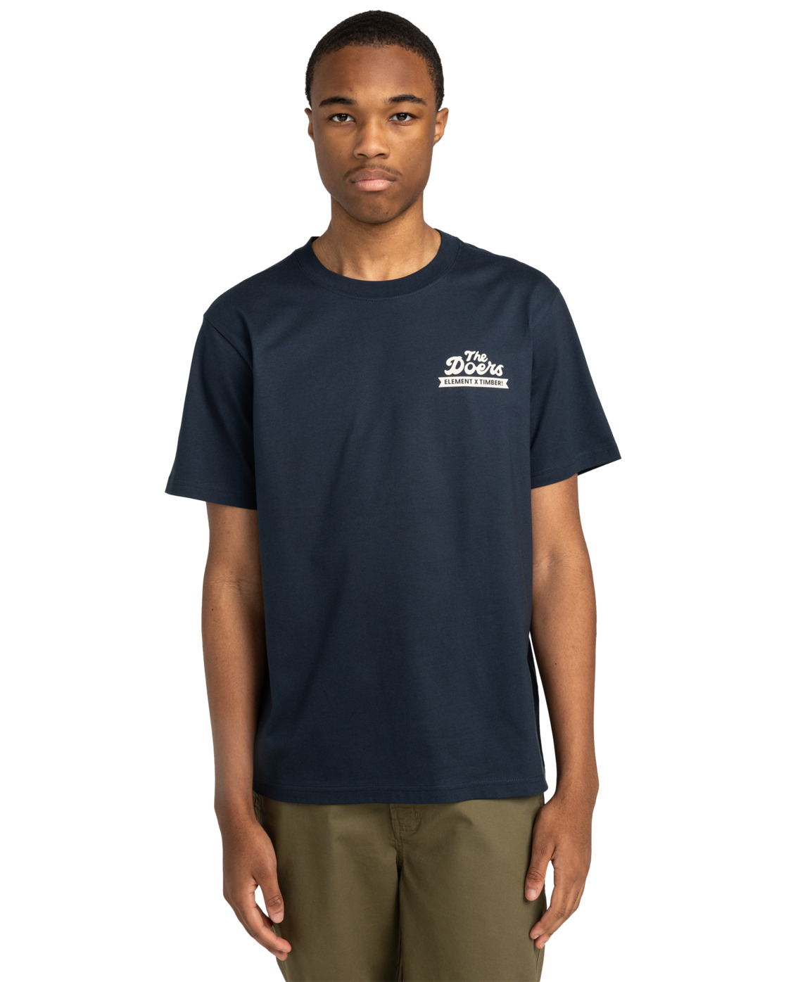 ELEMENT T-SHIRT UOMO IN COTONE CON STAMPA SUL RETRO
