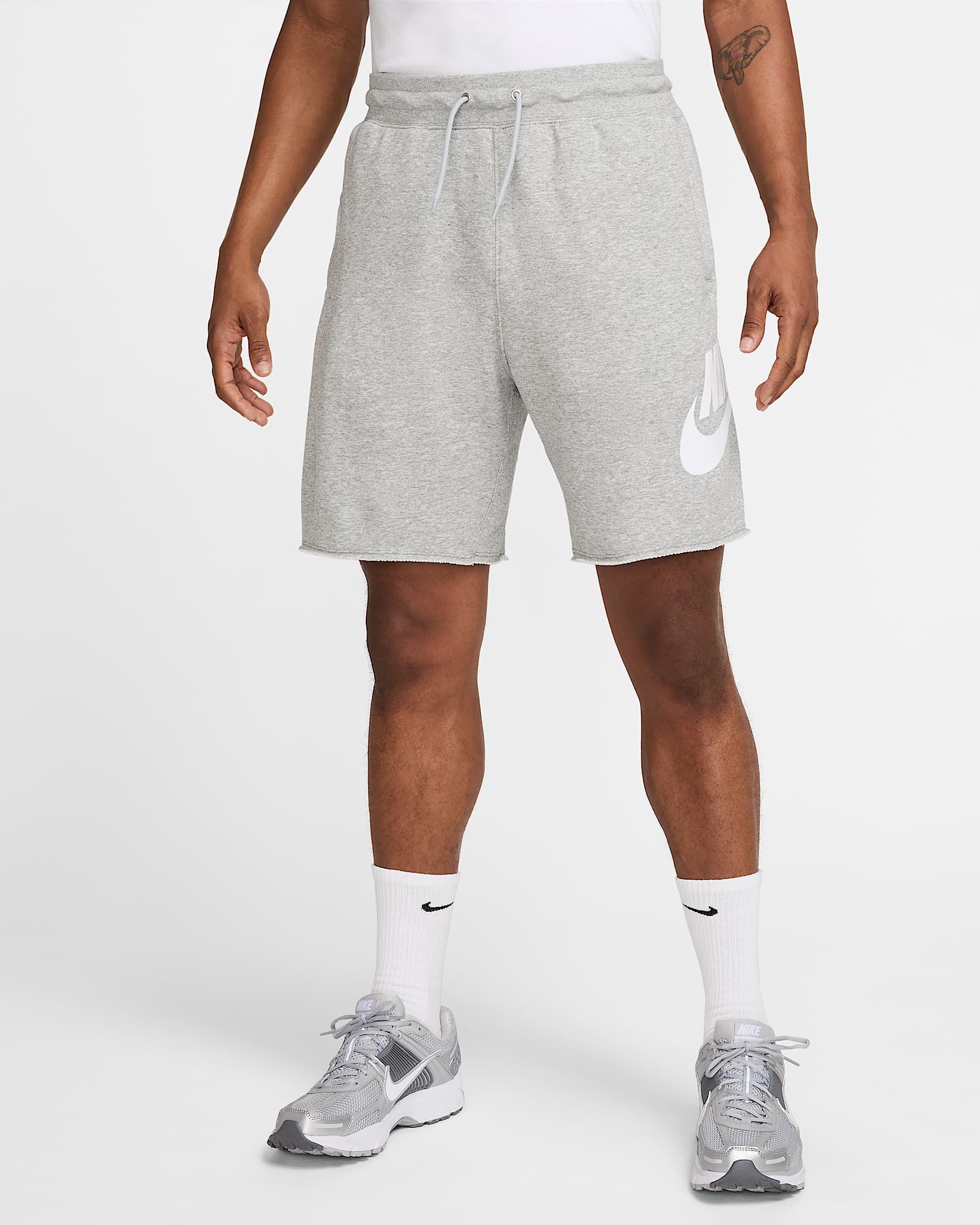 NIKE PANTALONCINO IN COTONE FRENCH TERRY UNISEX