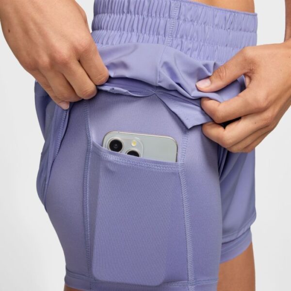 NIKE PANTALONCINI CON CULOTTE 3 IN 1 IN TESSUTO TECNICO - immagine 2