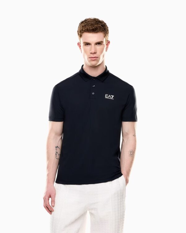 EMPORIO ARMANI POLO MANICA CORTA IN VISCOSA - immagine 4