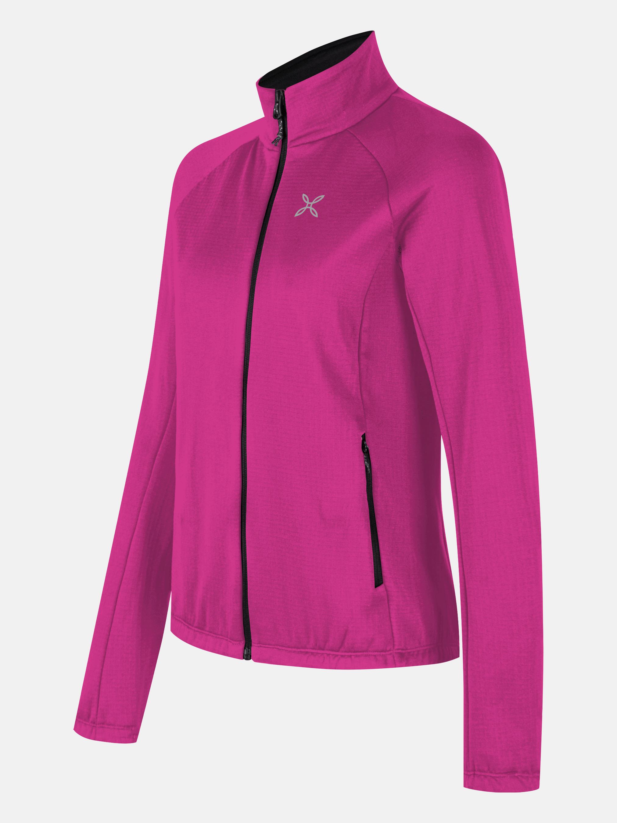 MONTURA PILE DONNA IN TESSUTO TECNICO FULL ZIP FADIS GRID - immagine 3
