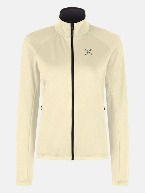 MONTURA PILE DONNA IN TESSUTO TECNICO FULL ZIP FADIS GRID