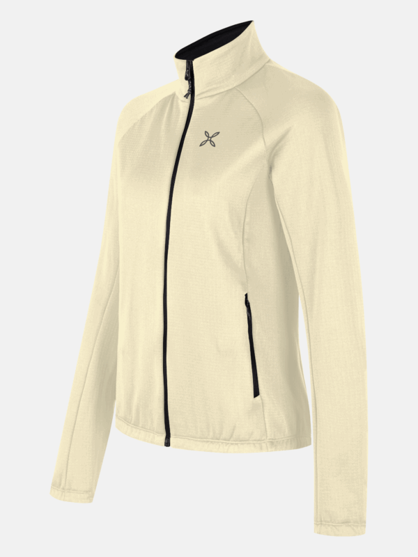 MONTURA PILE DONNA IN TESSUTO TECNICO FULL ZIP FADIS GRID - immagine 2