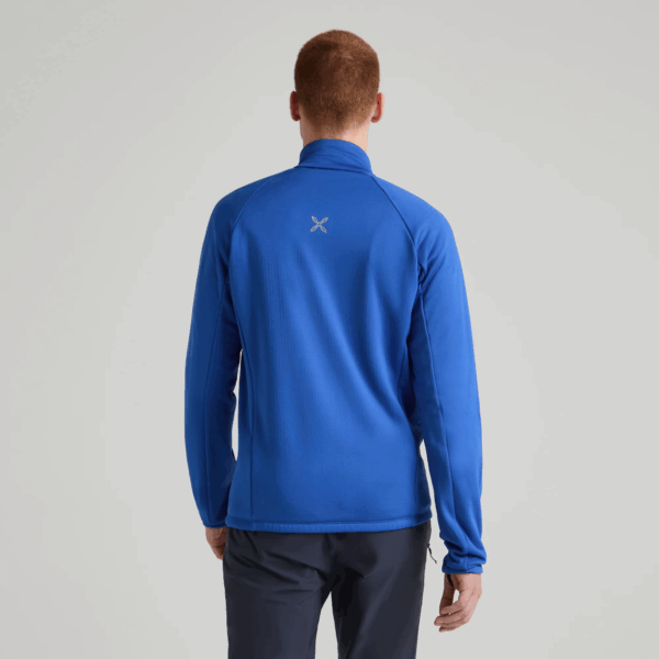 MONTURA PILE UOMO IN TESSUTO TECNICO FULL ZIP FADIS GRID - immagine 4