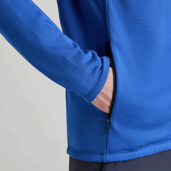 MONTURA PILE UOMO IN TESSUTO TECNICO FULL ZIP FADIS GRID - immagine 6