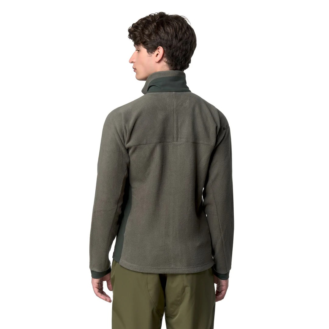 KAPPA PILE UOMO 672 FULL ZIP VERDONE MILITARE - immagine 5