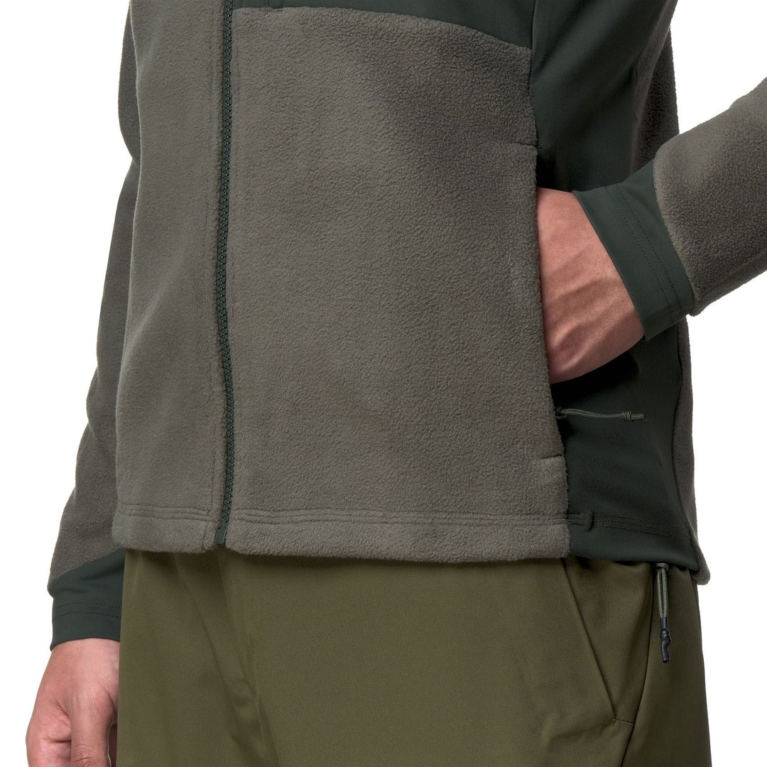 KAPPA PILE UOMO 672 FULL ZIP VERDONE MILITARE - immagine 6