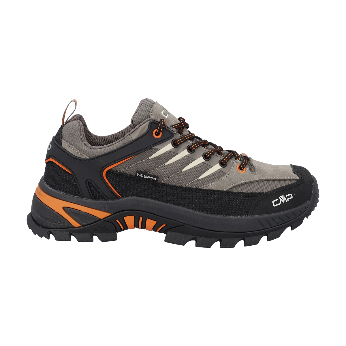 CMP SCARPA DA UOMO DA TREKKING BASSA IN SCAMOSCIATO IMPERMEABILE RIGEL LOW 2.0